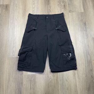 Y-3 Yohji Yamamoto Adidas Cargo Shorts Mens Medium Black Utility Pocket Techwear